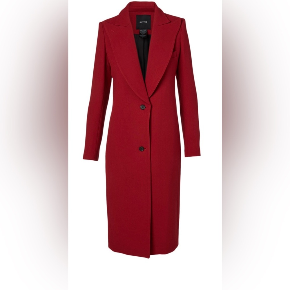 Smythe Scarlet Trench Coat - Picture 2 of 7